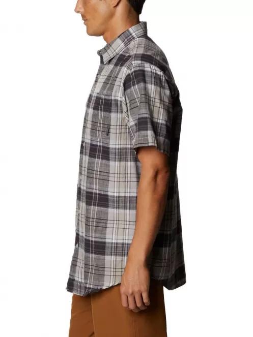 Columbia Under Exposure YD Short Sleeve Shirt férfi rövid ujjú ing szürke színben 4