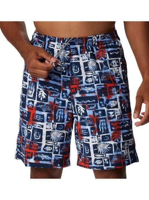 Columbia Super Backcast Water Short férfi fürdőnadrág kék színben 5