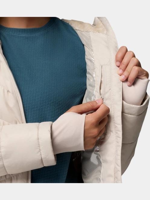 Columbia Heavenly Hooded Jacket női átmeneti kabát homok színben 8
