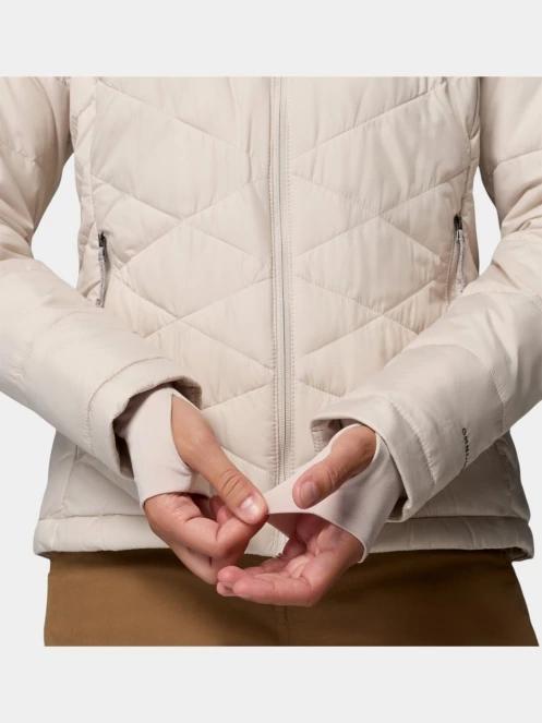 Columbia Heavenly Hooded Jacket női átmeneti kabát homok színben 9