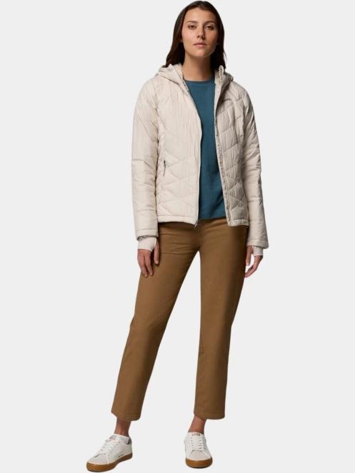 Columbia Heavenly Hooded Jacket női átmeneti kabát homok színben 10
