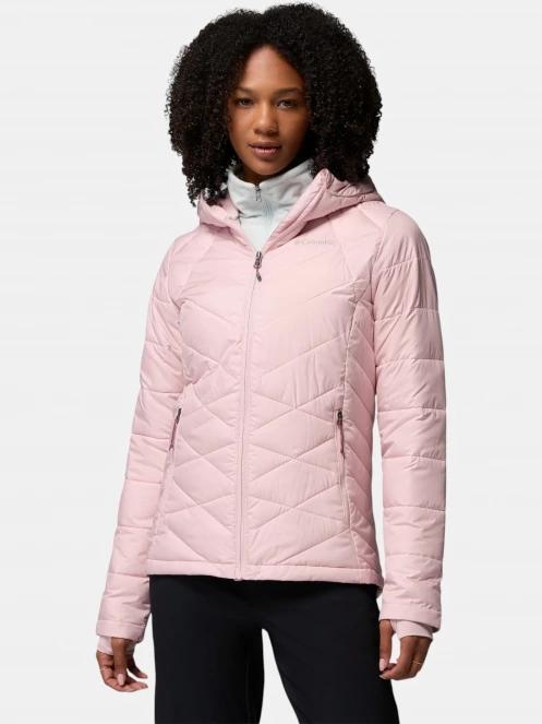 Columbia Heavenly Hooded Jacket női átmeneti kabát rózsaszín színben 2