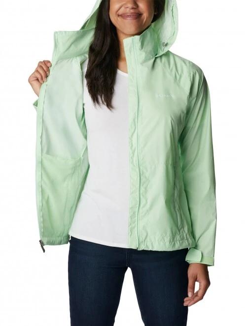 Columbia Switchback III Jacket női széldzseki zöld színben 2