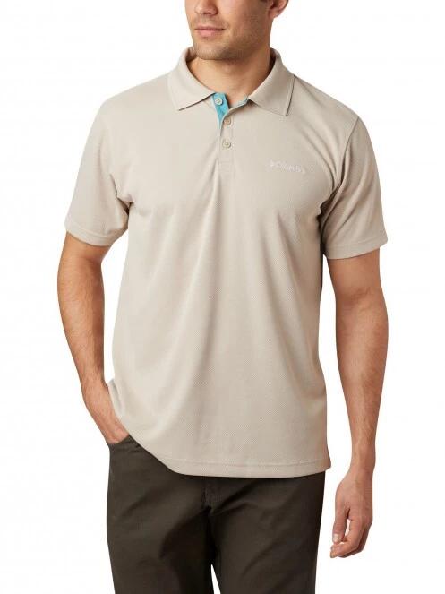 Columbia Utilizer Polo férfi galléros póló homok színben 2