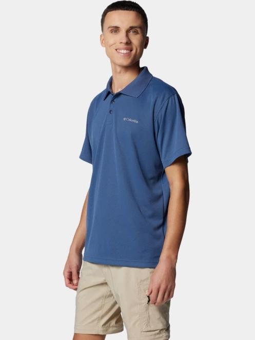 Columbia Utilizer Polo férfi galléros sport póló kék színben 3