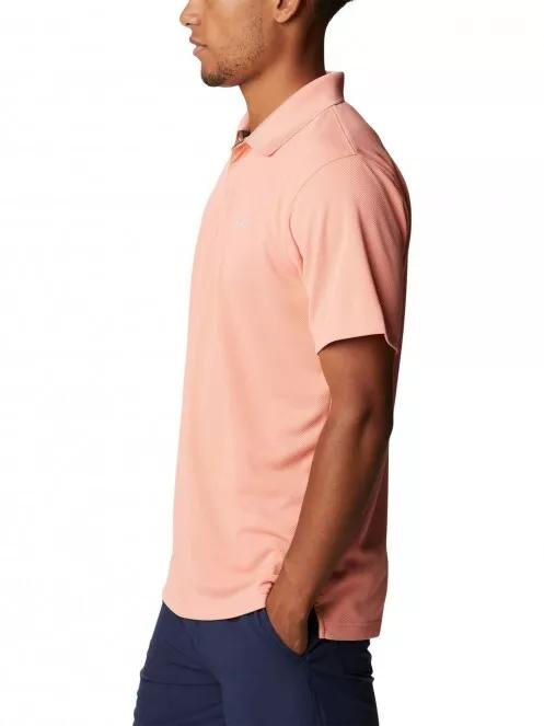 Columbia Utilizer Polo férfi galléros póló rózsaszín színben 4