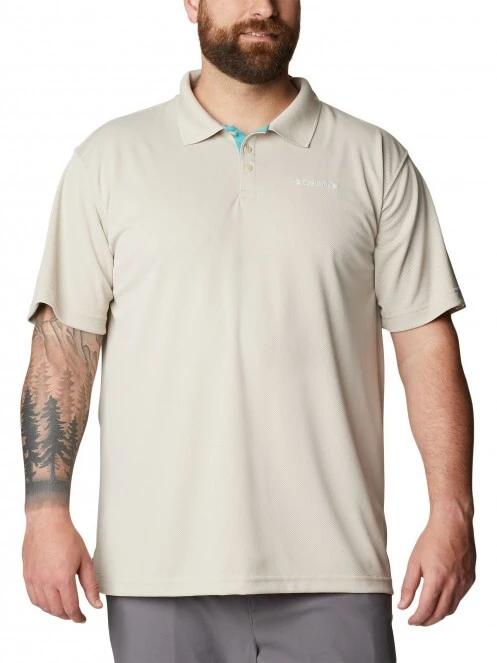Columbia Utilizer Polo  férfi galléros póló homok színben 2