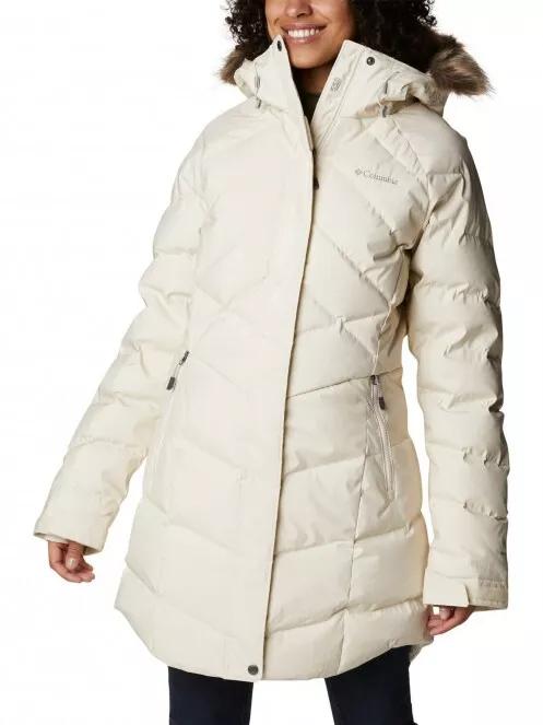 Columbia Lay D Down II Mid Jacket női télikabát homok színben 2