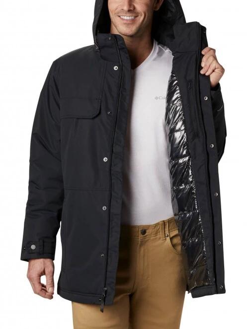 Columbia Rugged Path Parka férfi télikabát fekete színben 5
