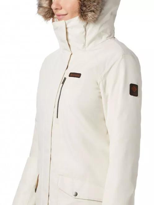 Columbia Suttle Mountain Long Insulated Jacket női télikabát homok színben 5