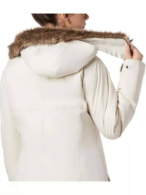 Columbia Suttle Mountain Long Insulated Jacket női télikabát homok színben 6