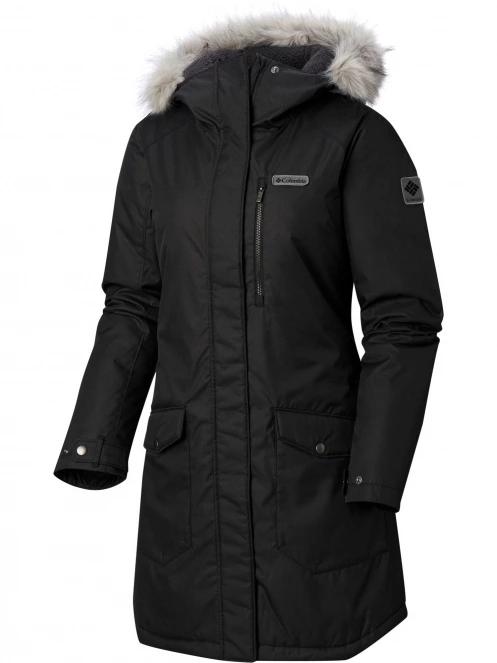 Columbia Suttle Mountain Long Insulated Jacket női télikabát fekete színben 5