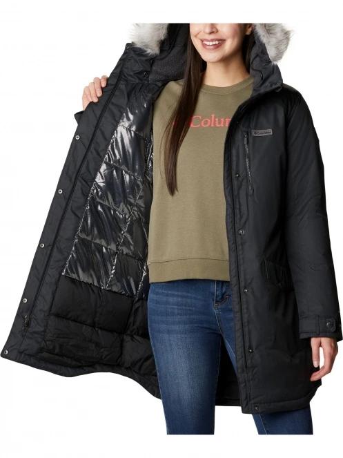 Columbia Suttle Mountain Long Insulated Jacket női télikabát fekete színben 9