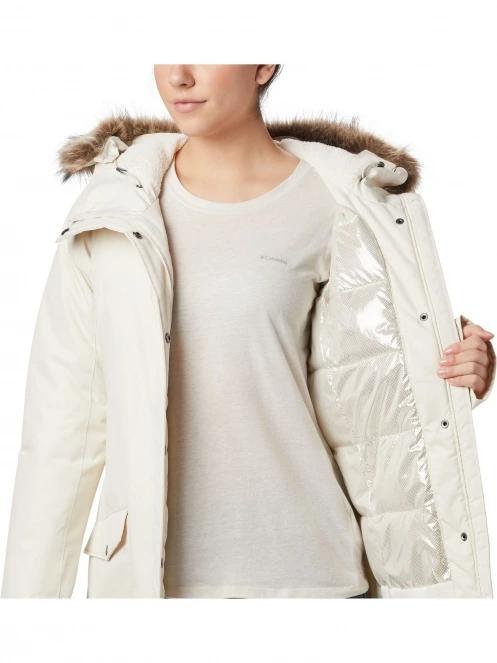 Columbia Suttle Mountain Long Insulated Jacket női télikabát homok színben 5