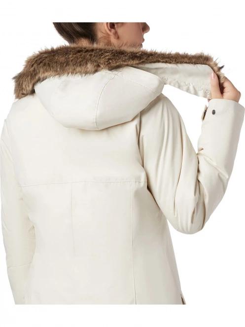 Columbia Suttle Mountain Long Insulated Jacket női télikabát homok színben 6