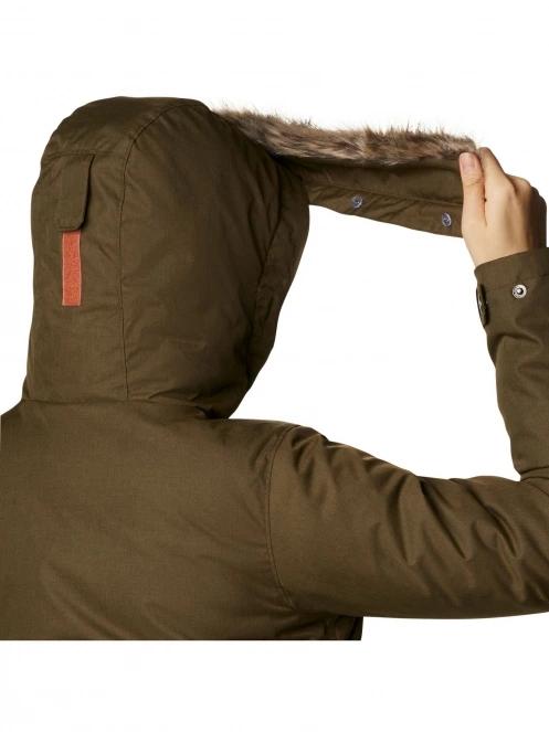 Columbia Suttle Mountain Long Insulated Jacket női télikabát zöld színben 8
