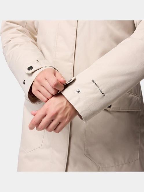 Columbia Suttle Mountain Long Insulated Jacket női télikabát homok színben 8