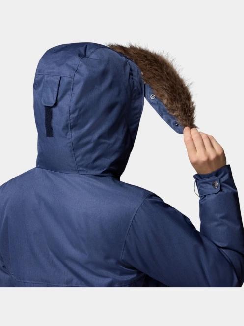 Columbia Suttle Mountain Long Insulated Jacket női télikabát kék színben 10