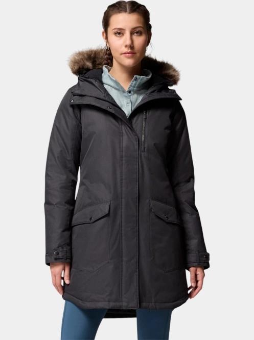 Columbia Suttle Mountain Long Insulated Jacket női télikabát fekete színben 2