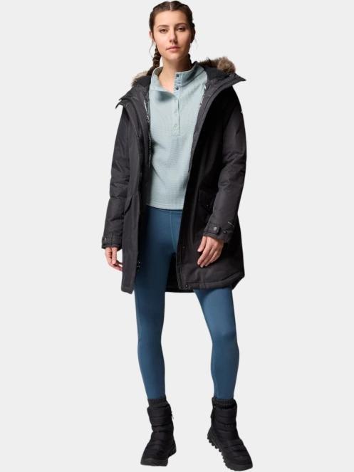 Columbia Suttle Mountain Long Insulated Jacket női télikabát fekete színben 5