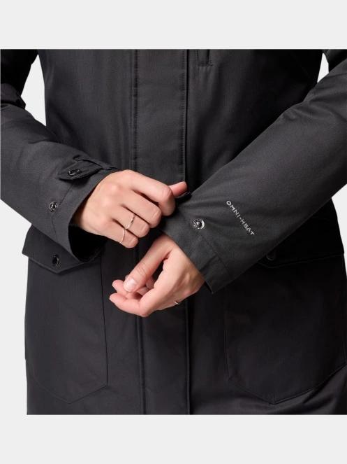Columbia Suttle Mountain Long Insulated Jacket női télikabát fekete színben 9