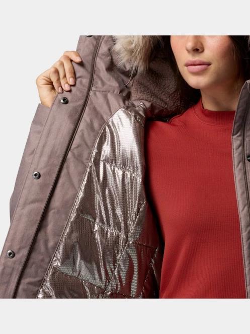 Columbia Suttle Mountain Long Insulated Jacket női télikabát barna színben 7