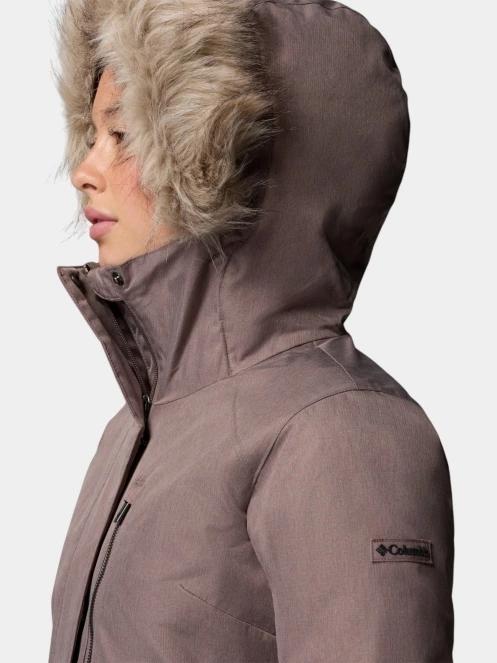 Columbia Suttle Mountain Long Insulated Jacket női télikabát barna színben 9
