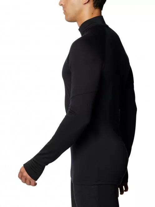 Mountain Hardwear Diamond Peak 1/2 Zip férfi aláöltöző felső fekete színben 4