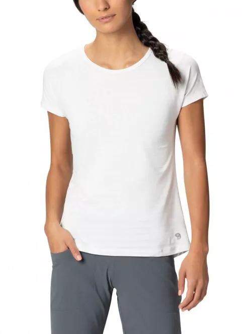 Mountain Hardwear Mighty Stripe Short Sleeve Crew női rövid ujjú sport póló szürke színben 2