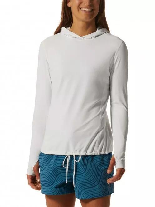 Mountain Hardwear Crater Lake LS Hoody női hosszú ujjú sport póló szürke színben 2