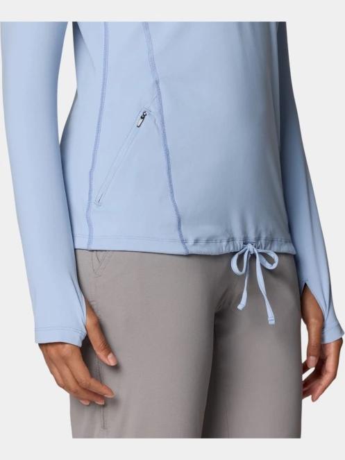 Mountain Hardwear Crater Lake Long Sleeve Hoody női hosszú ujjú sport póló kék színben 7