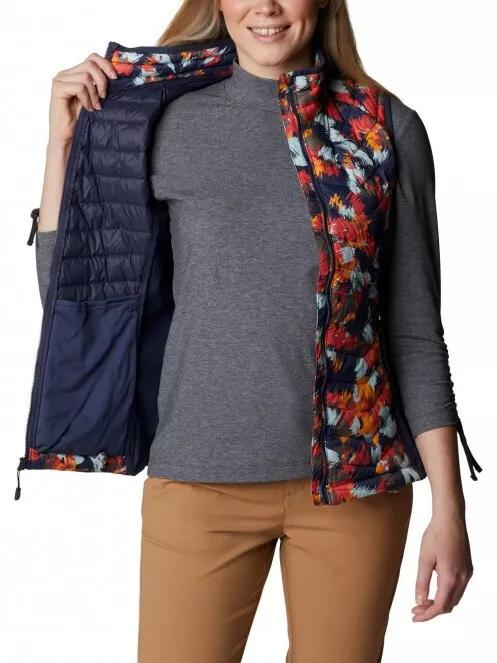 Columbia Powder Pass Vest női mellény kék színben 5