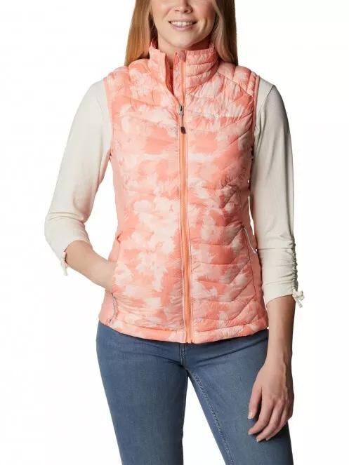 Columbia Powder Pass Vest női mellény rózsaszín színben 2