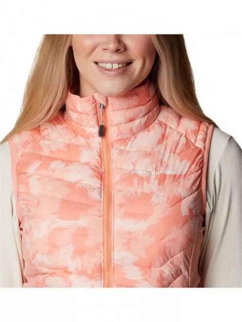 Columbia Powder Pass Vest női mellény rózsaszín színben 6