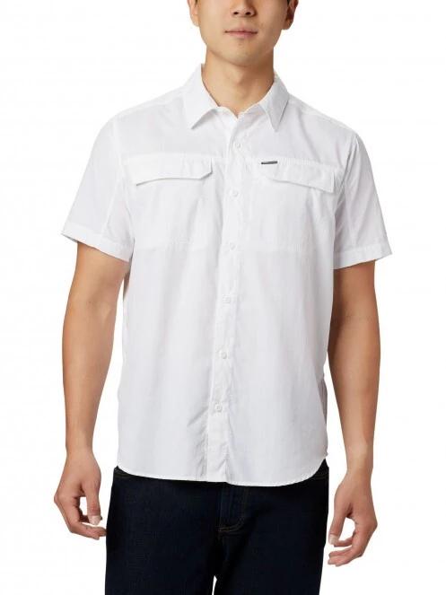 Columbia Silver Ridge 2.0 Short Sleeve Shirt férfi túraing fehér színben 2