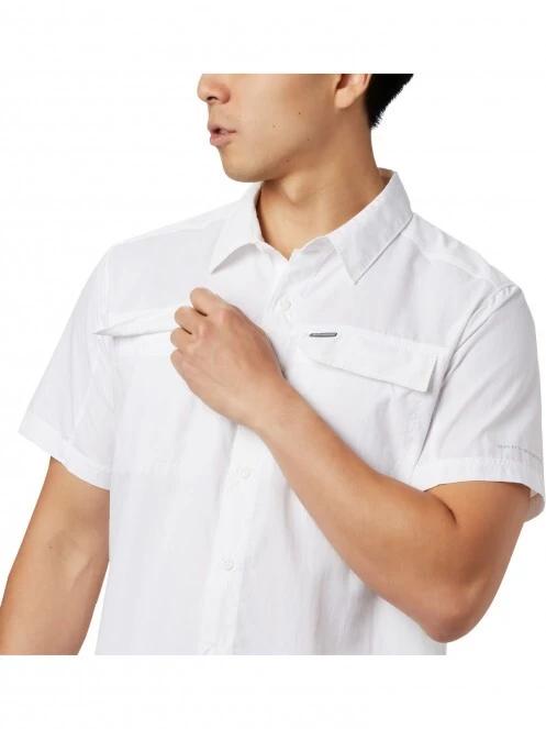 Columbia Silver Ridge 2.0 Short Sleeve Shirt férfi túraing fehér színben 5