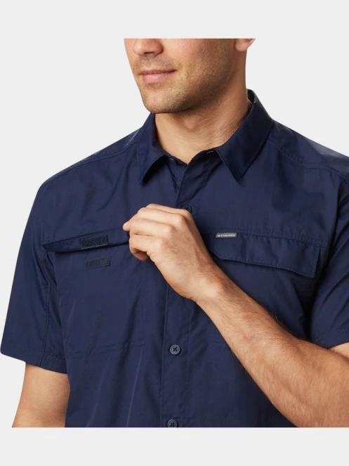 Columbia Silver Ridge 2.0 Short Sleeve Shirt férfi rövid ujjú túraing kék színben 4