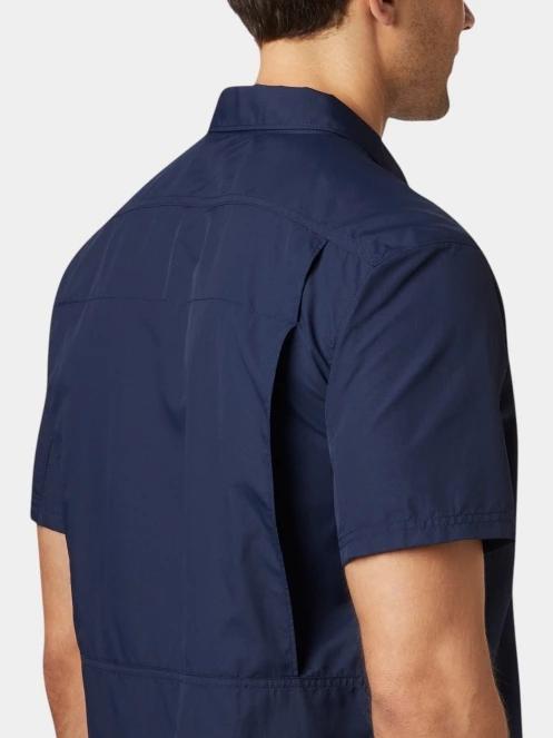 Columbia Silver Ridge 2.0 Short Sleeve Shirt férfi rövid ujjú túraing kék színben 5