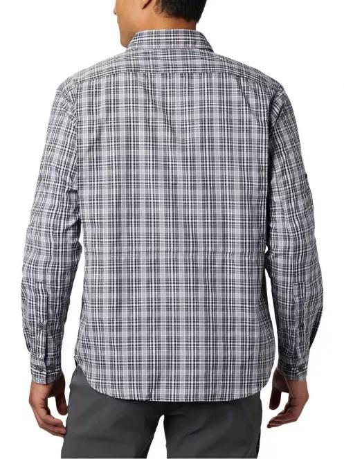 Columbia Silver Ridge 2.0 Plaid L/S Shirt férfi túraing fekete színben 4