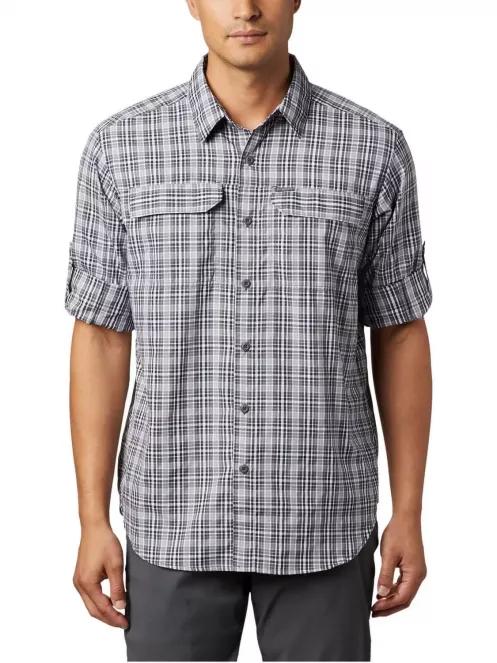 Columbia Silver Ridge 2.0 Plaid L/S Shirt férfi túraing fekete színben 5