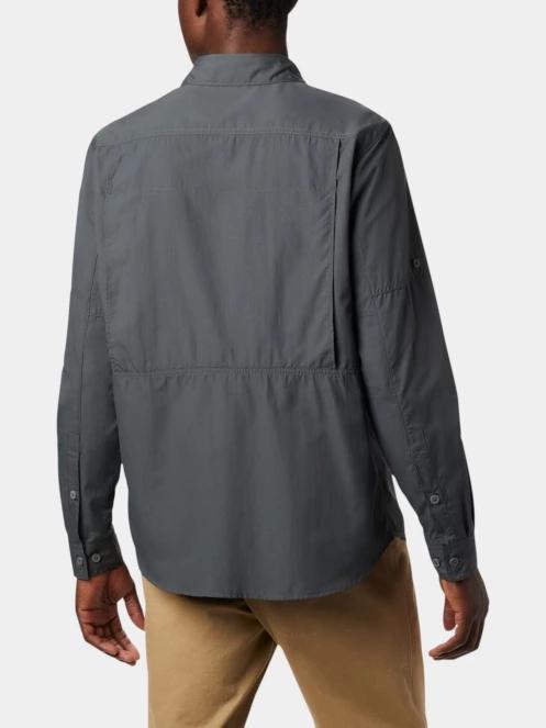 Columbia Silver Ridge2.0 Long Sleeve Shirt férfi hosszú ujjú ing szürke színben 4