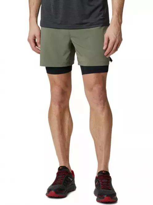 Columbia Titan Ultra II Short férfi sportnadrág zöld színben 2