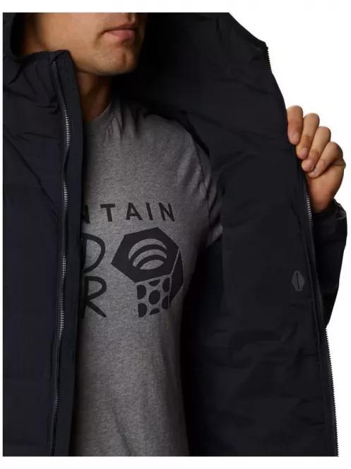 Mountain Hardwear Super/DS Strechdown Hooded Jacket férfi pehelykabát fekete színben 6