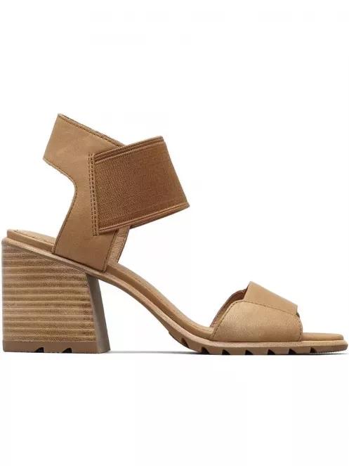 Sorel Nadia Sandal női magassarkú szandál barna színben 2