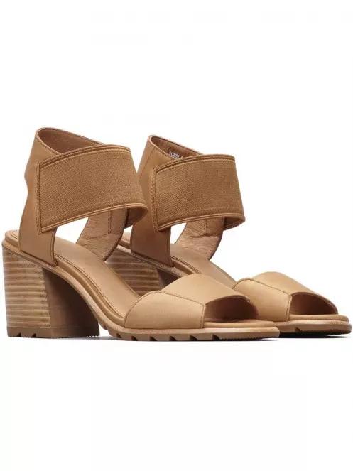 Sorel Nadia Sandal női magassarkú szandál barna színben 3