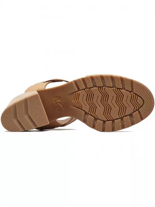Sorel Nadia Sandal női magassarkú szandál barna színben 5