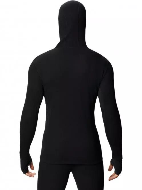 Mountain Hardwear Diamond Peak Thermal Hoody férfi aláöltöző felső fekete színben 3