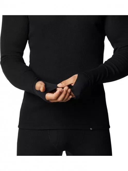 Mountain Hardwear Diamond Peak Thermal Hoody férfi aláöltöző felső fekete színben 5