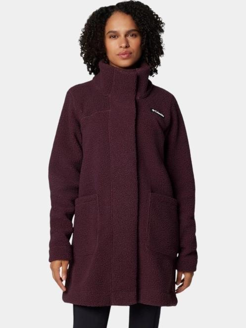 Columbia Panorama Long Jacket női átmeneti kabát piros színben 2