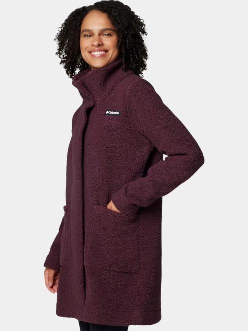 Columbia Panorama Long Jacket női átmeneti kabát piros színben 3